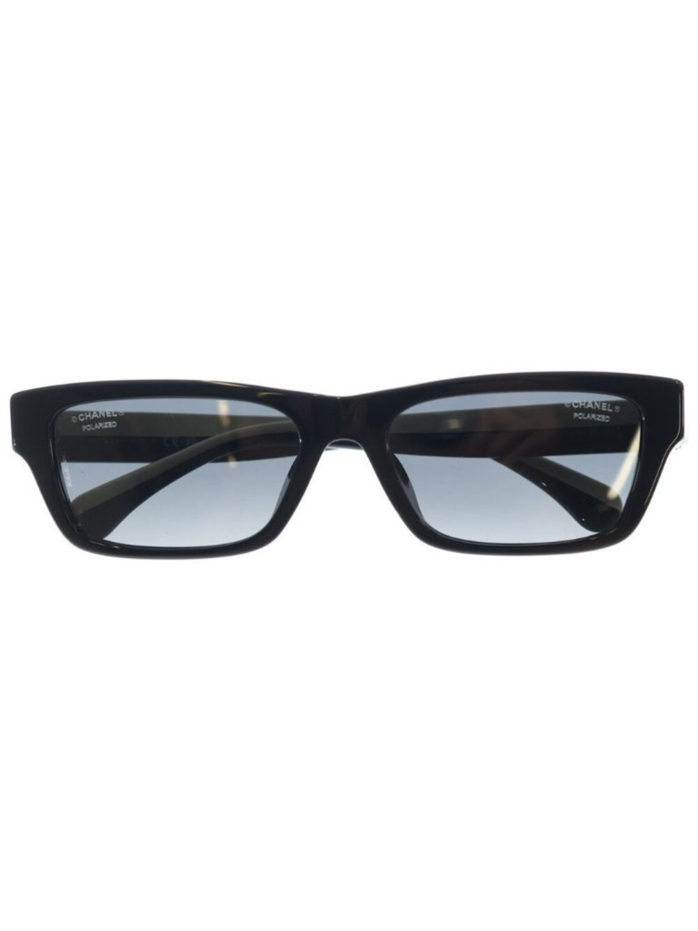 Chanel CC Logo Sunglasses Black Ivory Eyewear